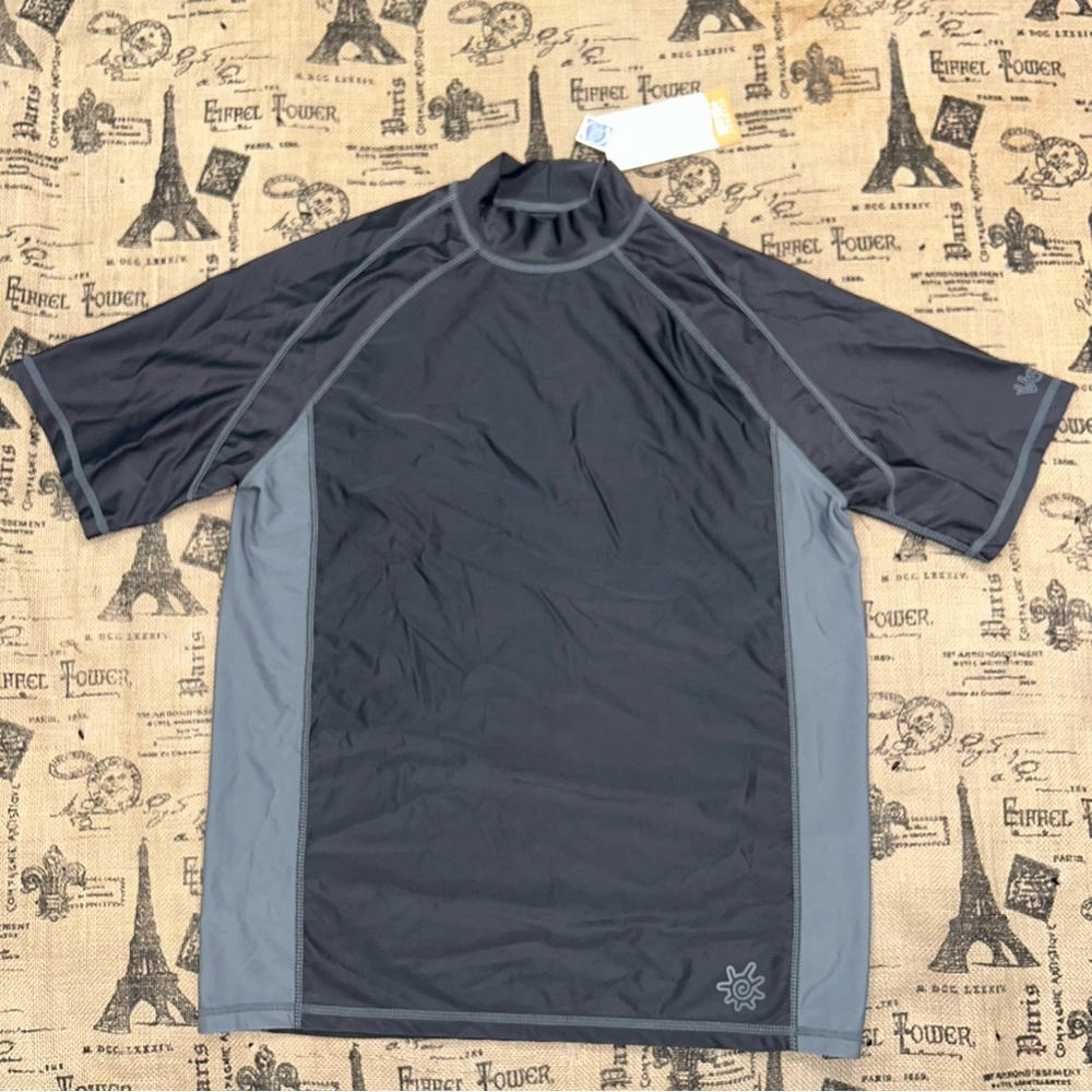 Uv Skinz NWT! Men'S Short Sleeve Active Sun & Swim Shirt Size M